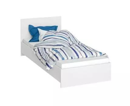 Кровать Адайн 80х200 белое дерево