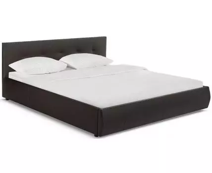 Кровать Афродита 180 х 200 см с ПМ эко кожа коричневая