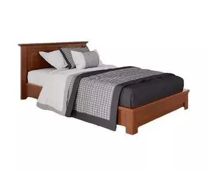 Кровать без изножья 140X200 цвет Терракот (Коричневый, 213)