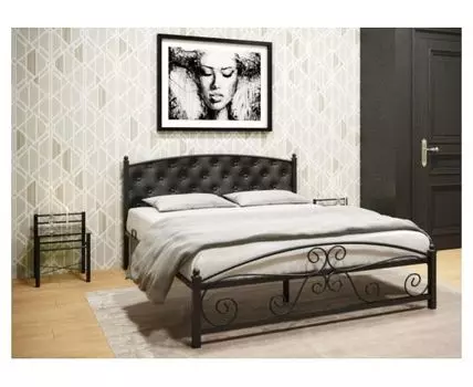 Кровать Борнео 180х200 черная