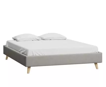 Кровать Бран-2 140 Velvet Silver