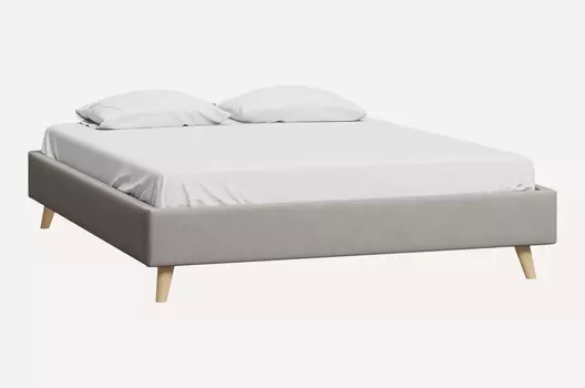 Кровать Бран-2 160 Velvet Silver