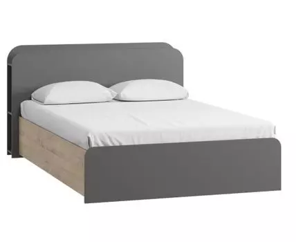 Кровать Бронс-1 140 Grey