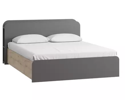 Кровать Бронс-2 160 Grey