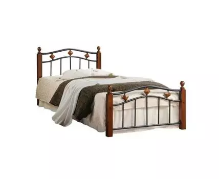 Кровать (черный, коричневый, 93,5)