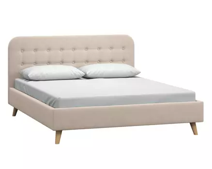 Кровать Динс 140 Velvet Light
