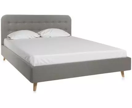 Кровать Динс 160 Velvet Grey