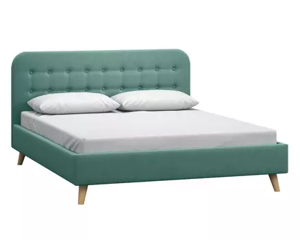 Кровать Динс 160 Velvet Mint