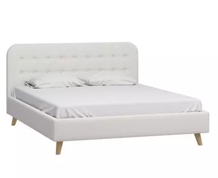 Кровать Динс 180 Bucle White