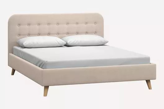 Кровать Динс 180 Velvet Light