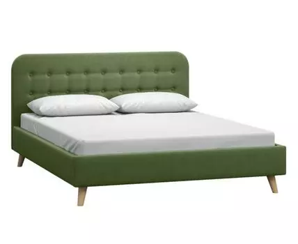 Кровать Динс 180 Velvet Olive