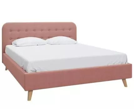 Кровать Динс 180 Velvet Pink