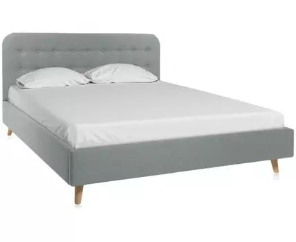 Кровать Динс 180 Velvet Silver