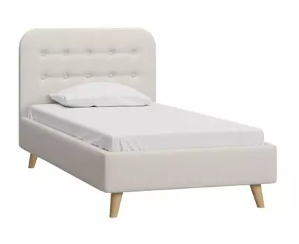 Кровать Динс 90 Bucle White