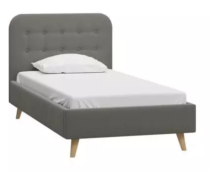 Кровать Динс 90 Velvet Grey