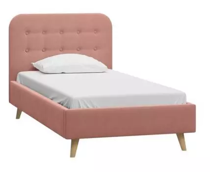 Кровать Динс 90 Velvet Pink