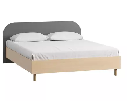 Кровать Дона 140 Plywood Grey