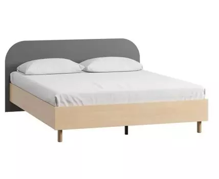 Кровать Дона 160 Plywood Grey