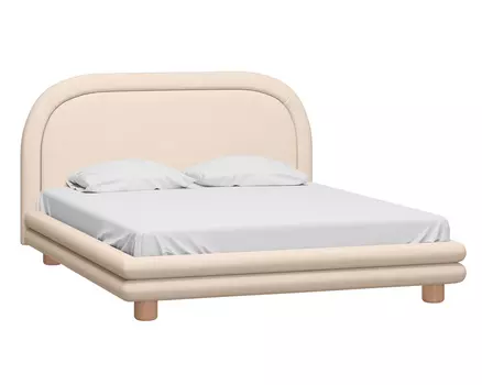 Кровать Ева 140 Barhat Beige