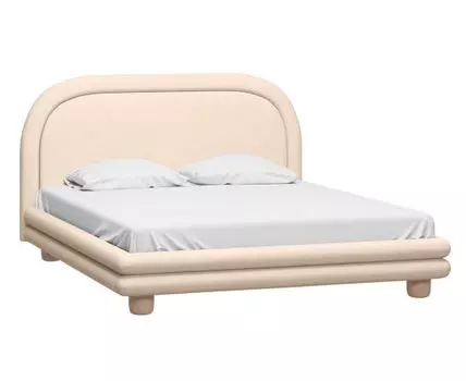 Кровать Ева 160 Barhat Beige