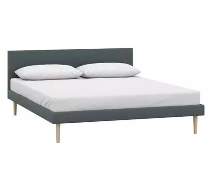 Кровать Гама 160 Velvet Grafit