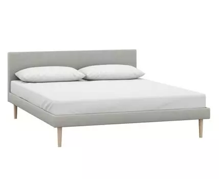 Кровать Гама 160 Velvet Silver