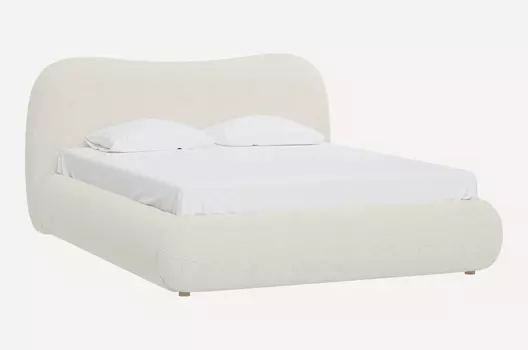 Кровать Эмбер 140 Bucle White