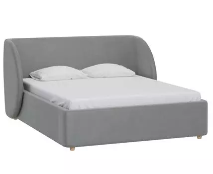 Кровать Юна 180 Barhat Silver