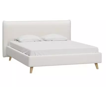 Кровать Кьево 140 Bucle White