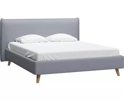 Кровать Кьево 160 Vertikal Grey