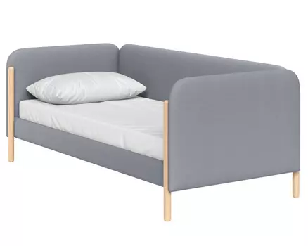 Кровать Кейси-2 90 Textile Silver