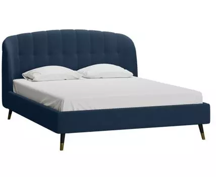 Кровать Льери 140 Velvet Blue