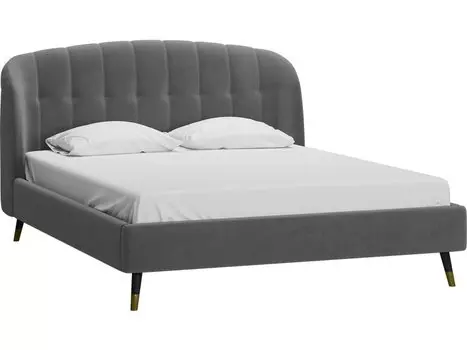 Кровать Льери 160 Velvet Grey