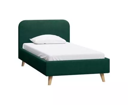 Кровать Лайтси 120 Velvet Emerald