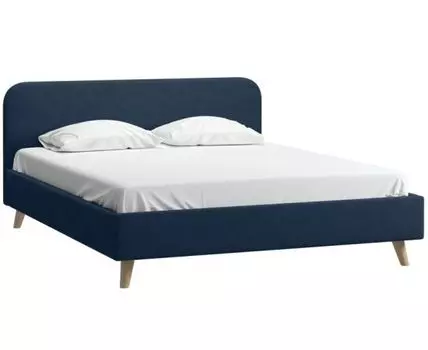 Кровать Лайтси 160 Velvet Navy Blue