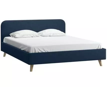 Кровать Лайтси 180 Velvet Navy Blue