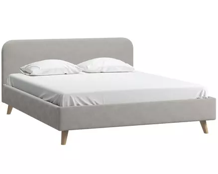 Кровать Лайтси 180 Velvet Silver