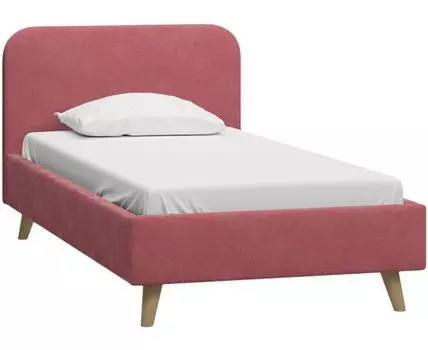 Кровать Лайтси 90 Velvet Сorall