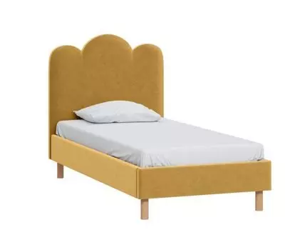 Кровать Лейла-1 90 Velvet Yellow