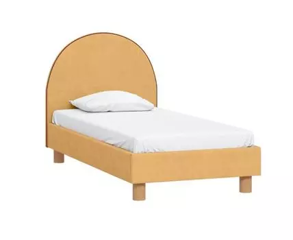 Кровать Лора 90 Velvet Yellow