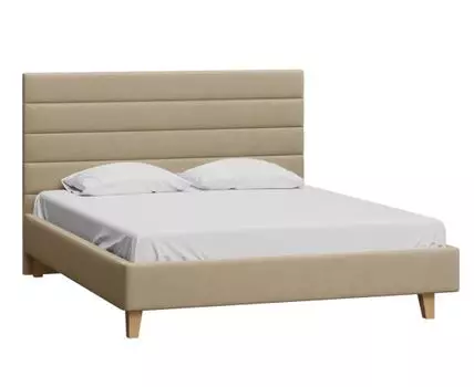 Кровать Лосон-Legs 140 Velvet Beige