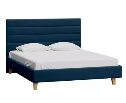 Кровать Лосон-Legs 160 Velvet Blue