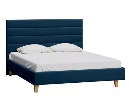 Кровать Лосон-Legs 180 Velvet Blue
