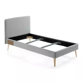 Кровать Lydia 90х190 серая