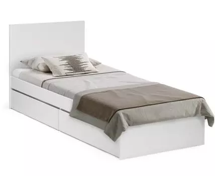 Кровать Мадера 90х200 белый