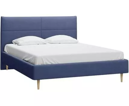 Кровать Майтон 180 Velvet Navy Blue