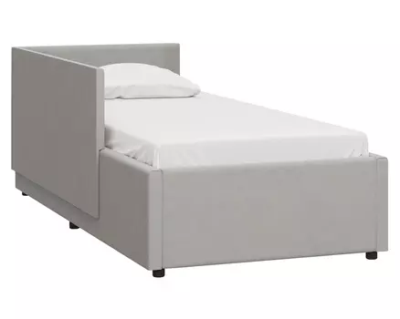 Кровать Мидли 90 Velvet Silver