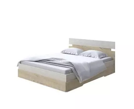 Кровать Milton (ЛДСП Дуб Венге + Дуб Шамони) 80x190 (190, Нет, 180, Дуб Шамони светлый (124)/Бунратти)