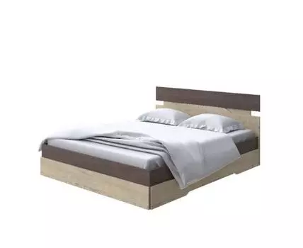 Кровать Milton (ЛДСП Дуб Венге + Дуб Шамони) 80x190 (190, Нет, 180, Ясень Шимо Темный/Бунратти)