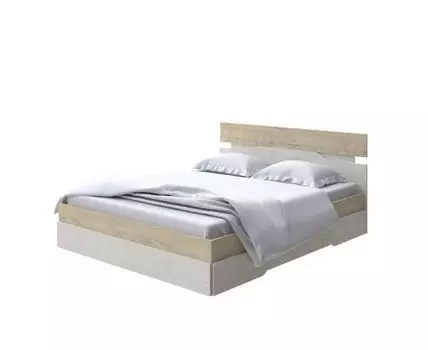 Кровать Milton (ЛДСП Дуб Венге + Дуб Шамони) 80x190 (200, Нет, 180, Бунратти/Дуб Шамони светлый (124))